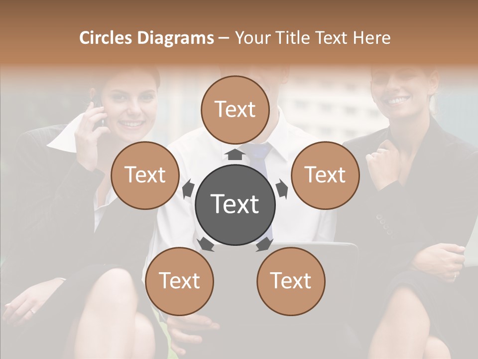 Caucasian Business Good Looking PowerPoint Template