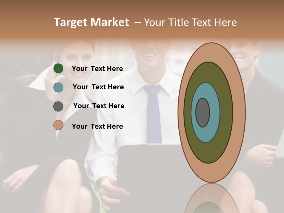 Caucasian Business Good Looking PowerPoint Template