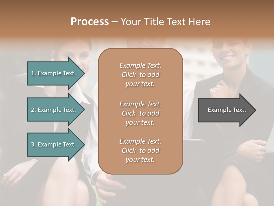 Caucasian Business Good Looking PowerPoint Template