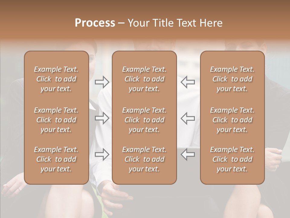 Caucasian Business Good Looking PowerPoint Template