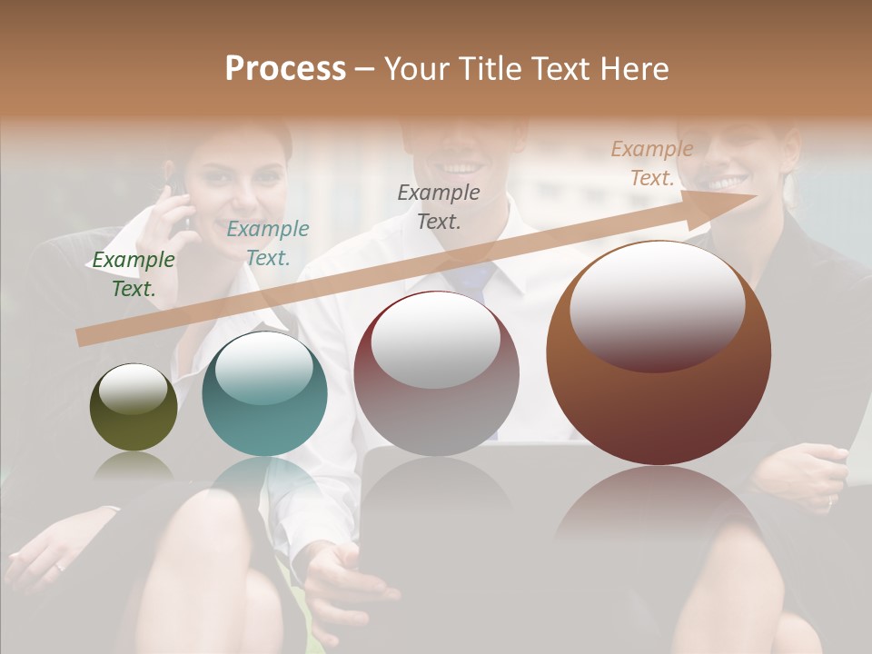 Caucasian Business Good Looking PowerPoint Template