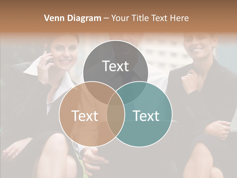 Caucasian Business Good Looking PowerPoint Template