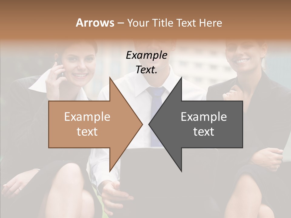 Caucasian Business Good Looking PowerPoint Template
