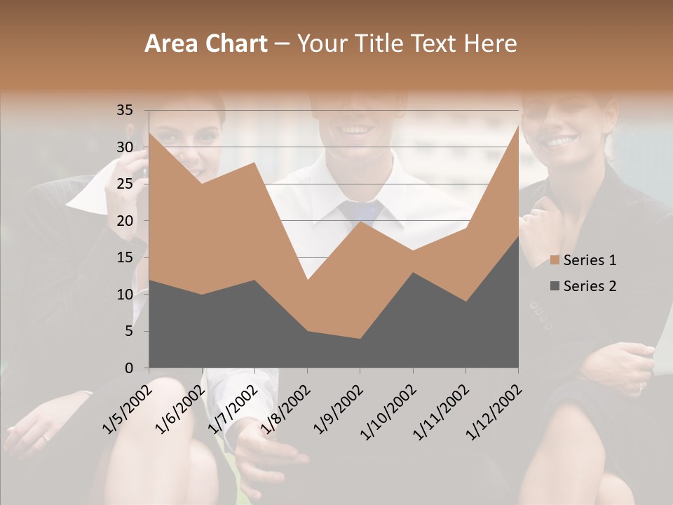 Caucasian Business Good Looking PowerPoint Template