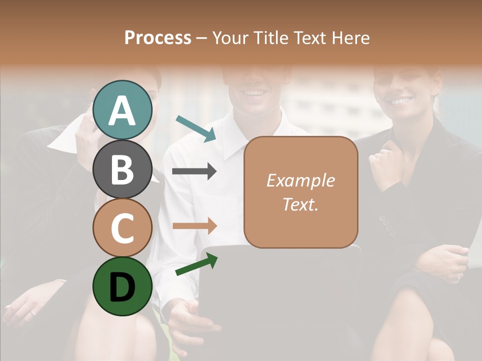 Caucasian Business Good Looking PowerPoint Template