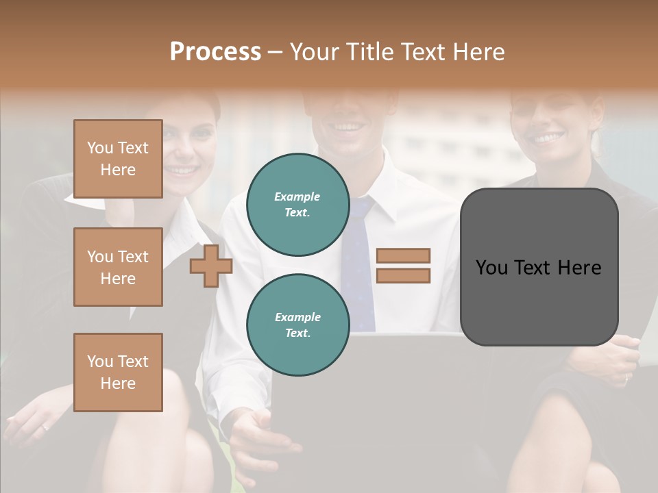 Caucasian Business Good Looking PowerPoint Template