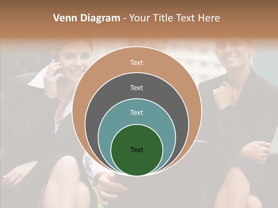 Caucasian Business Good Looking PowerPoint Template