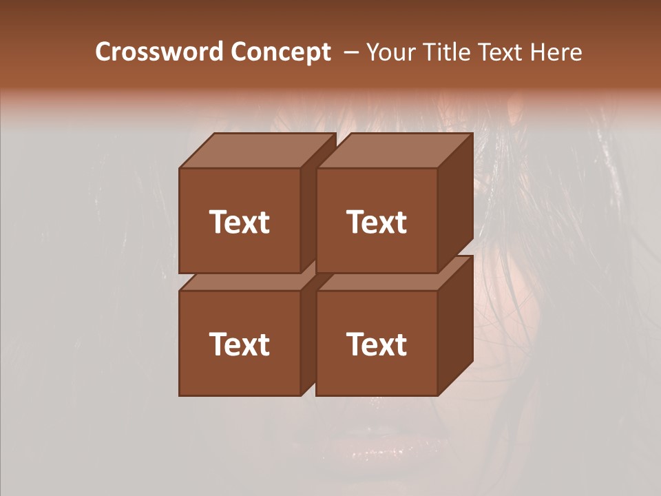 Sensuality Cosmetics Y PowerPoint Template