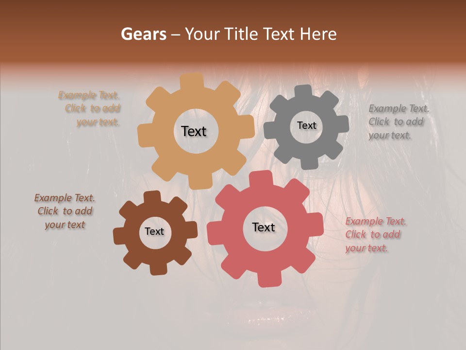 Sensuality Cosmetics Y PowerPoint Template