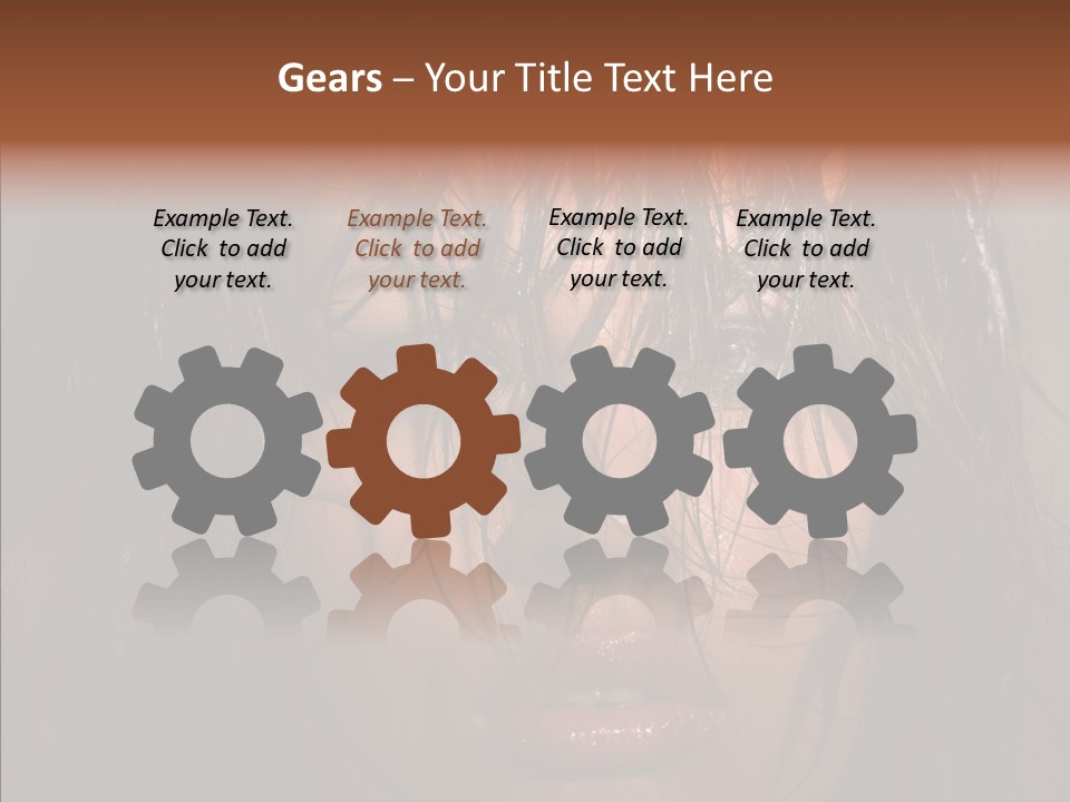 Sensuality Cosmetics Y PowerPoint Template