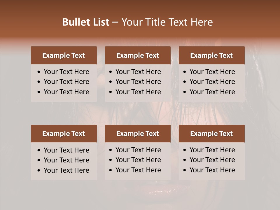 Sensuality Cosmetics Y PowerPoint Template
