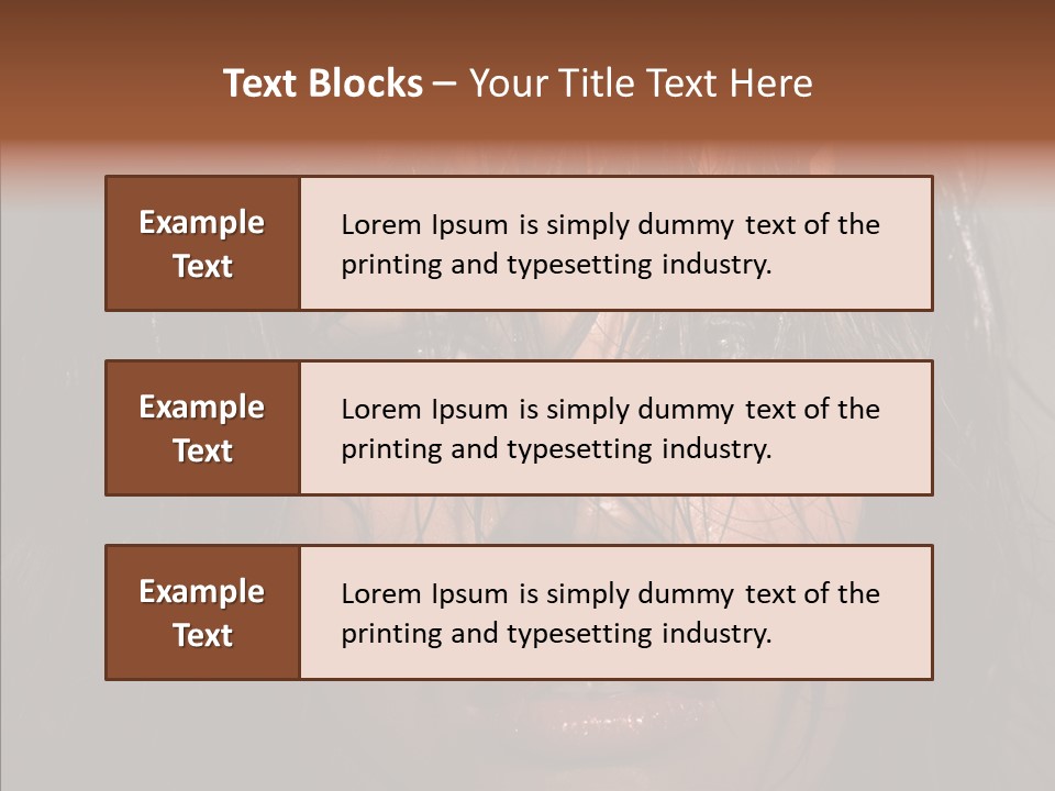 Sensuality Cosmetics Y PowerPoint Template