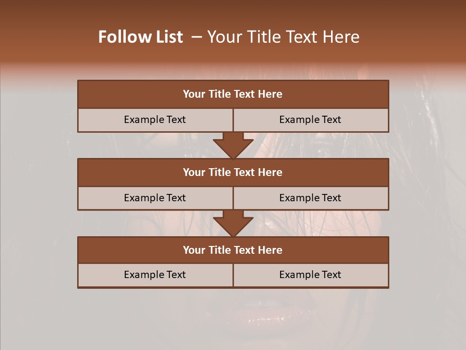 Sensuality Cosmetics Y PowerPoint Template