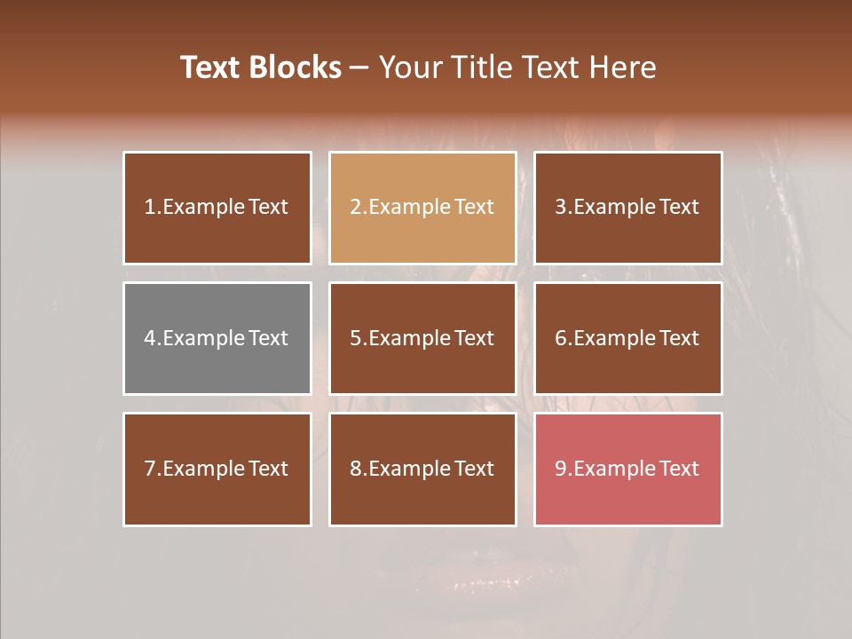 Sensuality Cosmetics Y PowerPoint Template