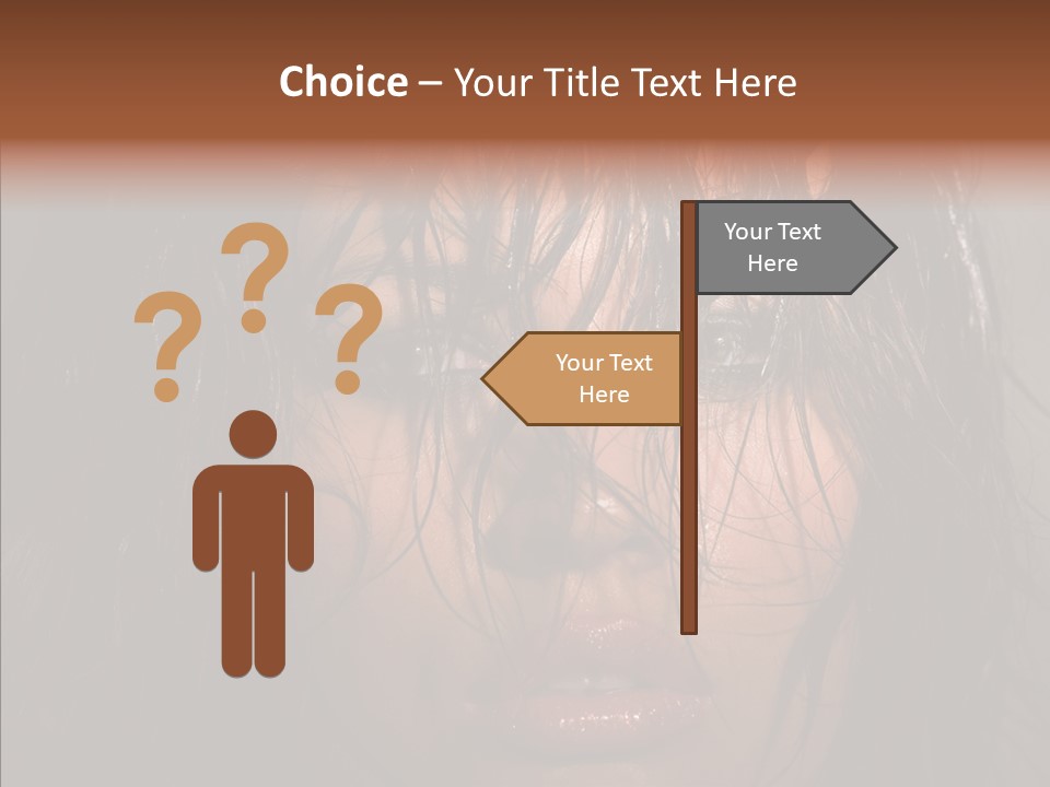 Sensuality Cosmetics Y PowerPoint Template