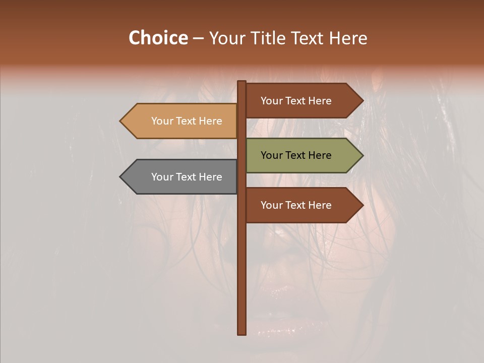 Sensuality Cosmetics Y PowerPoint Template