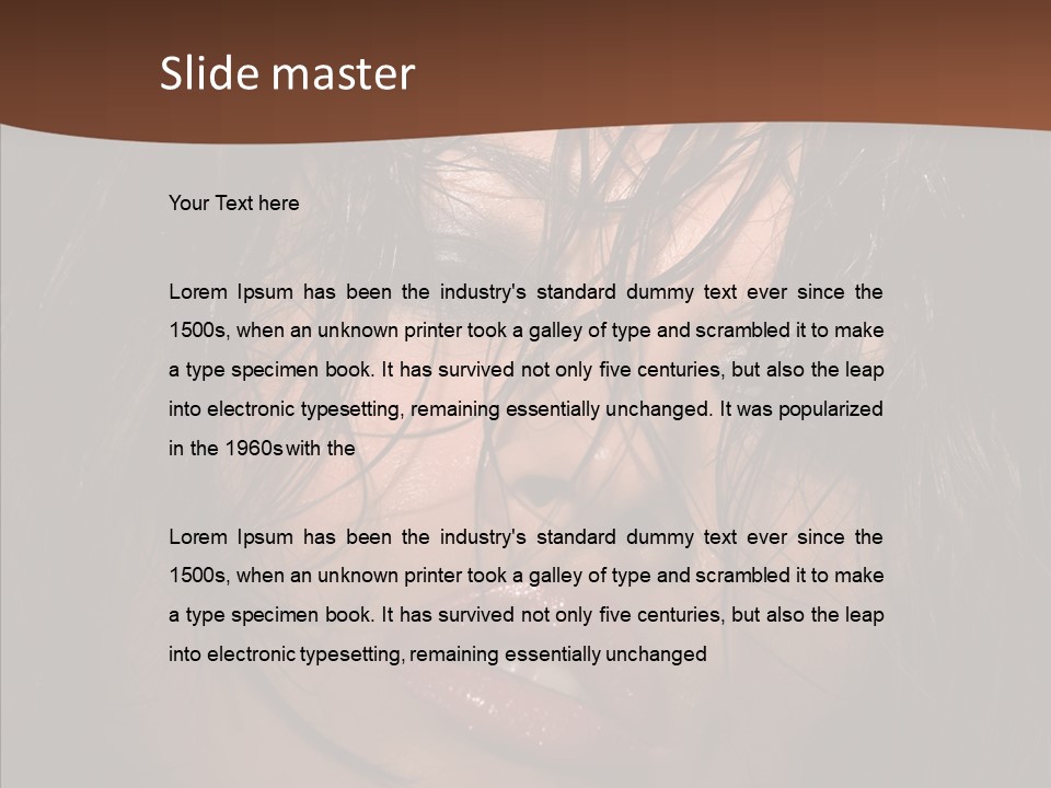 Makeup Beautiful Care PowerPoint Template