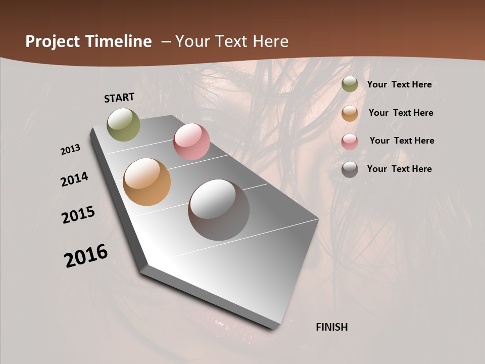 Makeup Beautiful Care PowerPoint Template