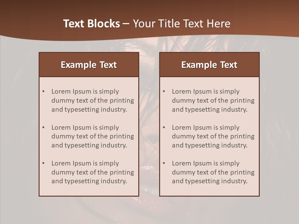Makeup Beautiful Care PowerPoint Template