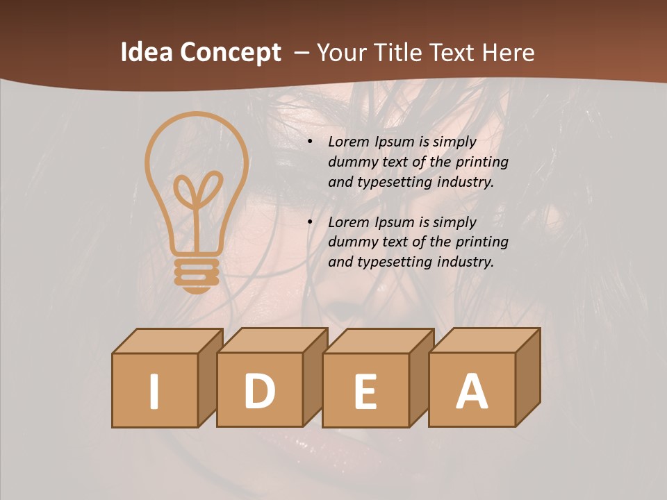 Makeup Beautiful Care PowerPoint Template