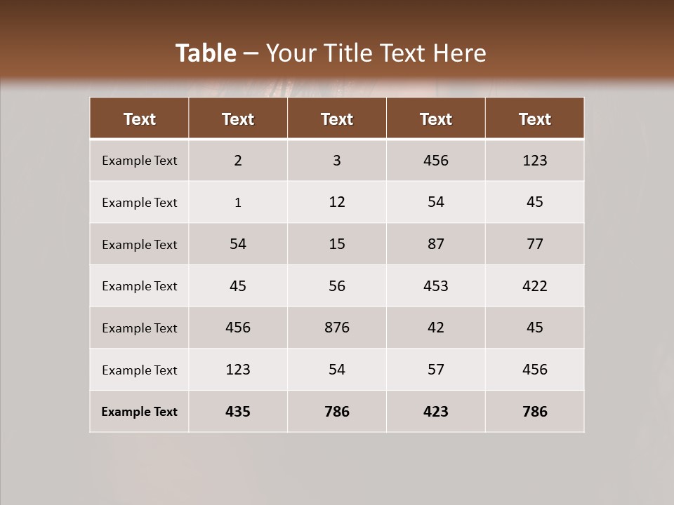 Cute Caucasian Sensuality PowerPoint Template