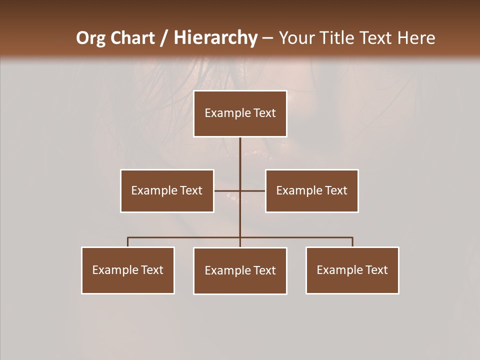 Cute Caucasian Sensuality PowerPoint Template