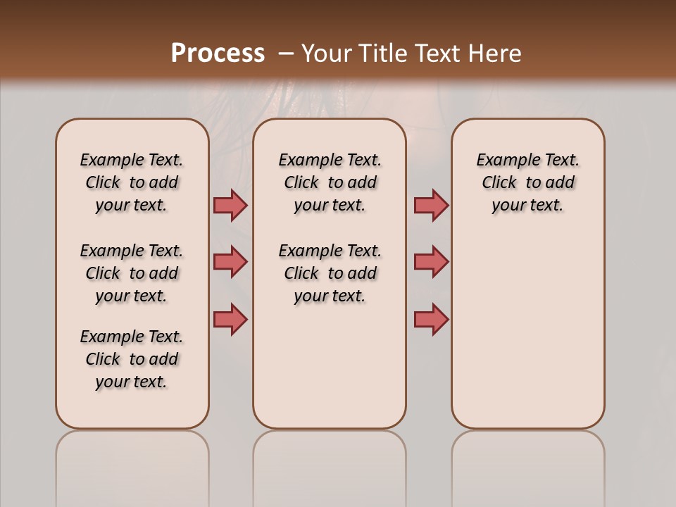 Cute Caucasian Sensuality PowerPoint Template