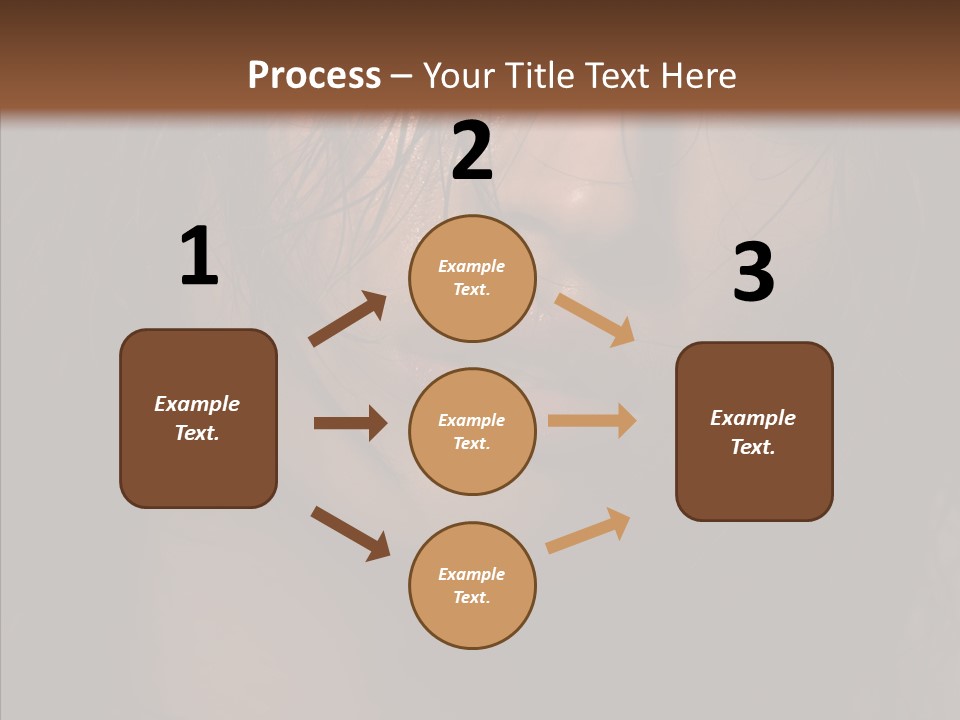 Cute Caucasian Sensuality PowerPoint Template