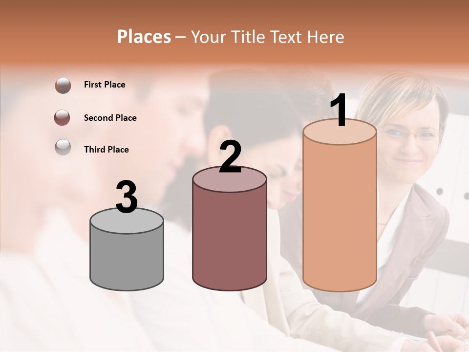 Businesspeople Corporate Team PowerPoint Template