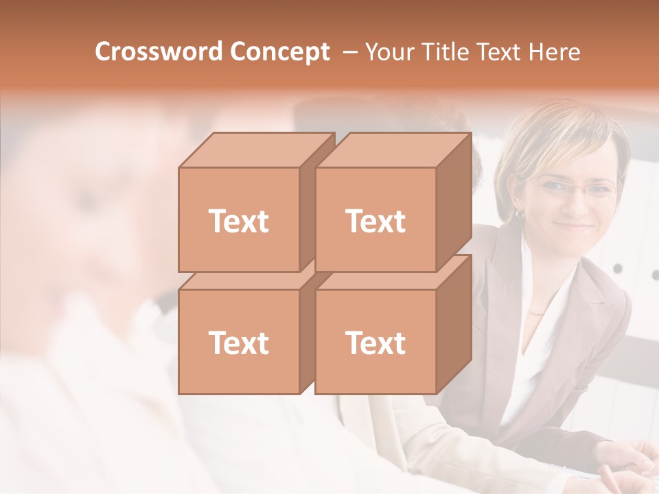 Businesspeople Corporate Team PowerPoint Template