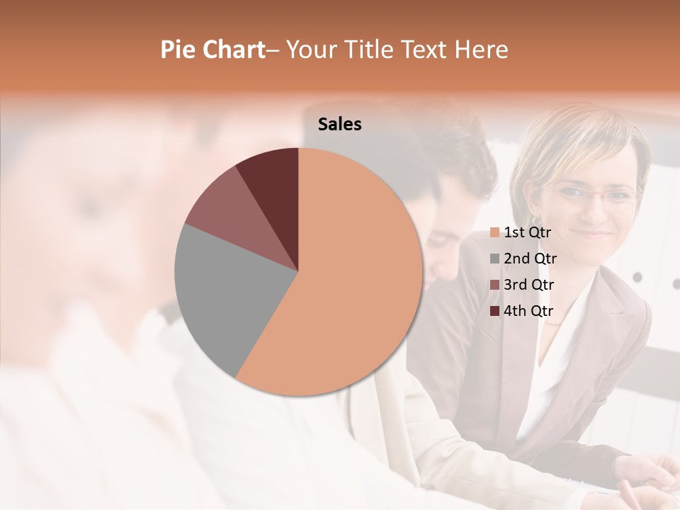 Businesspeople Corporate Team PowerPoint Template