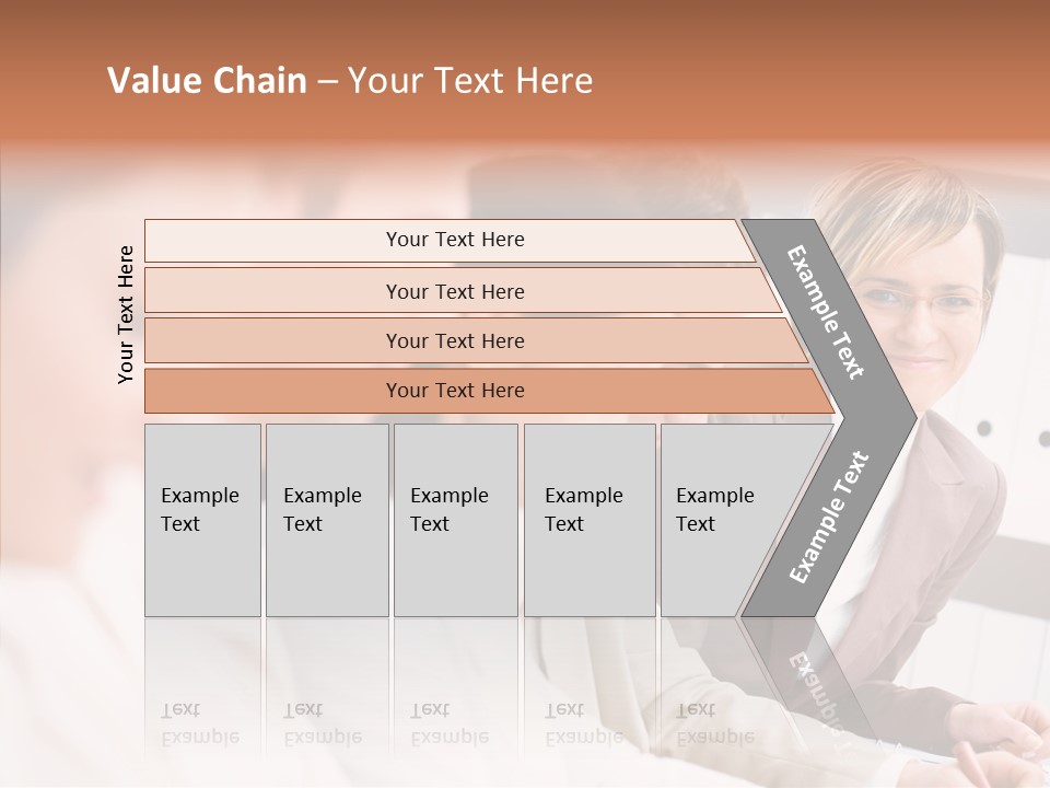 Businesspeople Corporate Team PowerPoint Template
