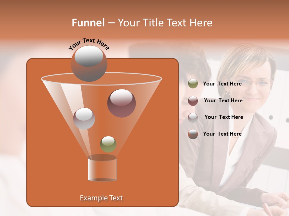 Businesspeople Corporate Team PowerPoint Template