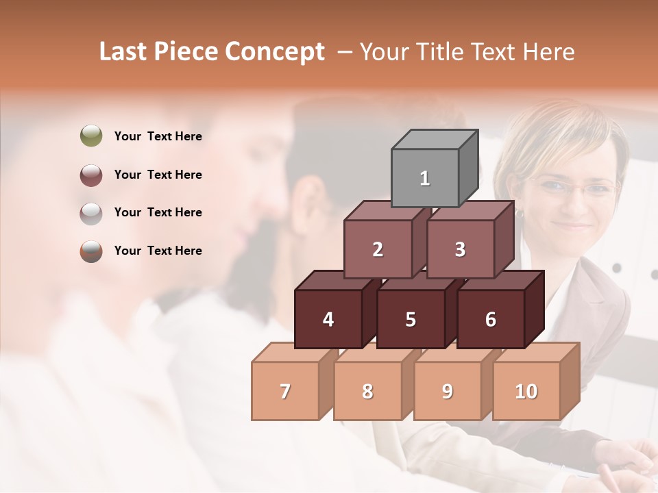 Businesspeople Corporate Team PowerPoint Template