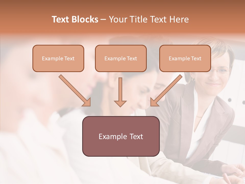Businesspeople Corporate Team PowerPoint Template