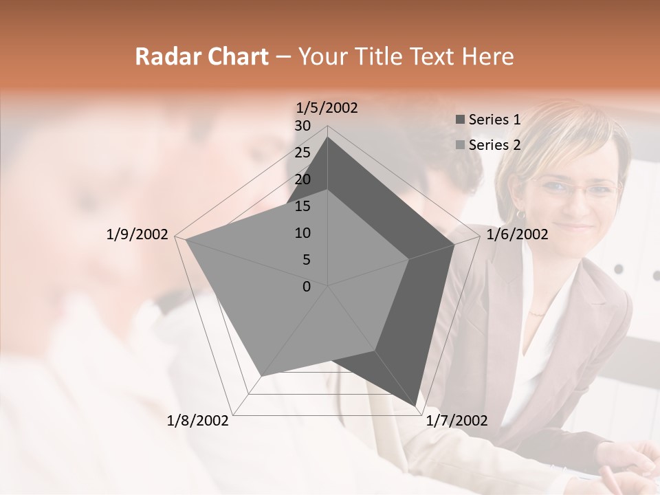 Businesspeople Corporate Team PowerPoint Template