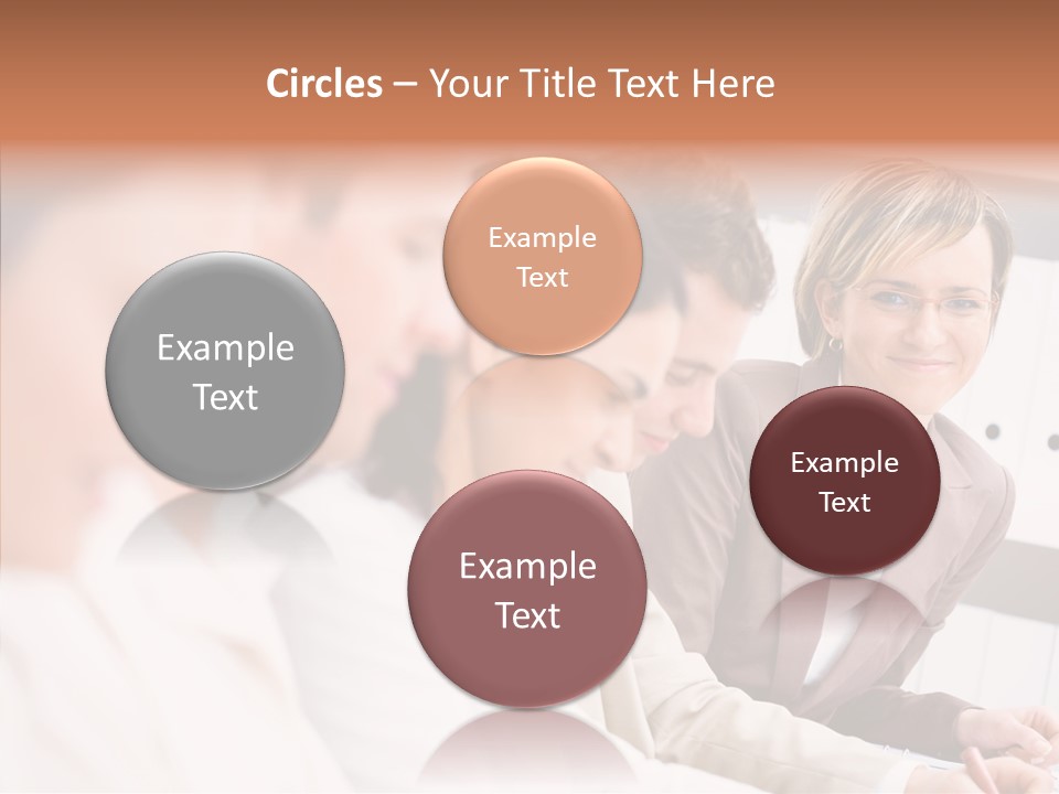 Businesspeople Corporate Team PowerPoint Template