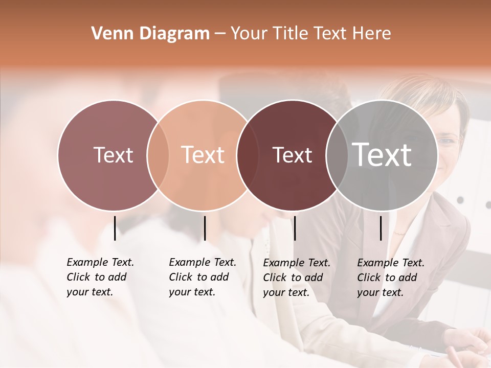 Businesspeople Corporate Team PowerPoint Template