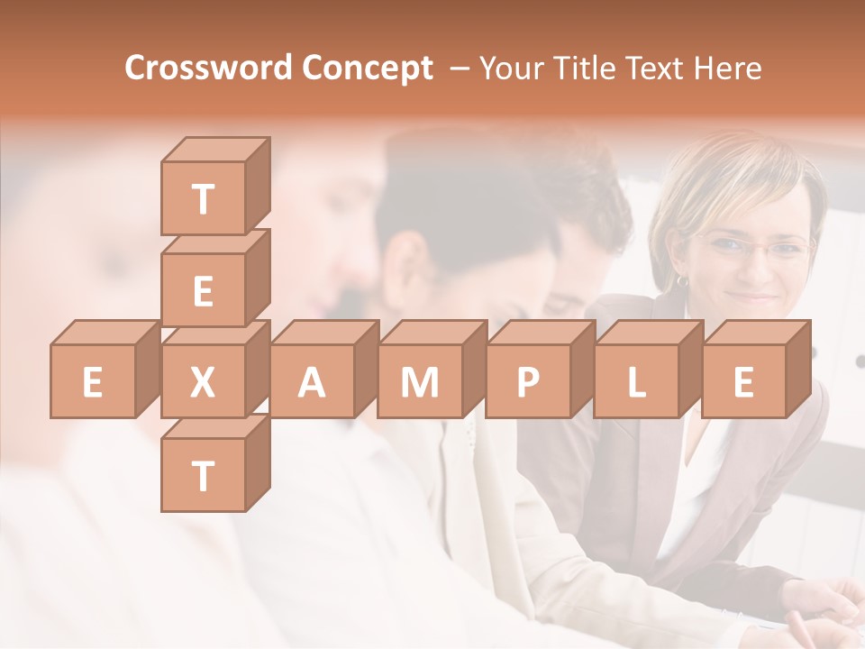 Businesspeople Corporate Team PowerPoint Template