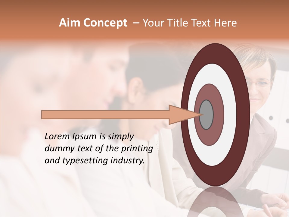 Businesspeople Corporate Team PowerPoint Template