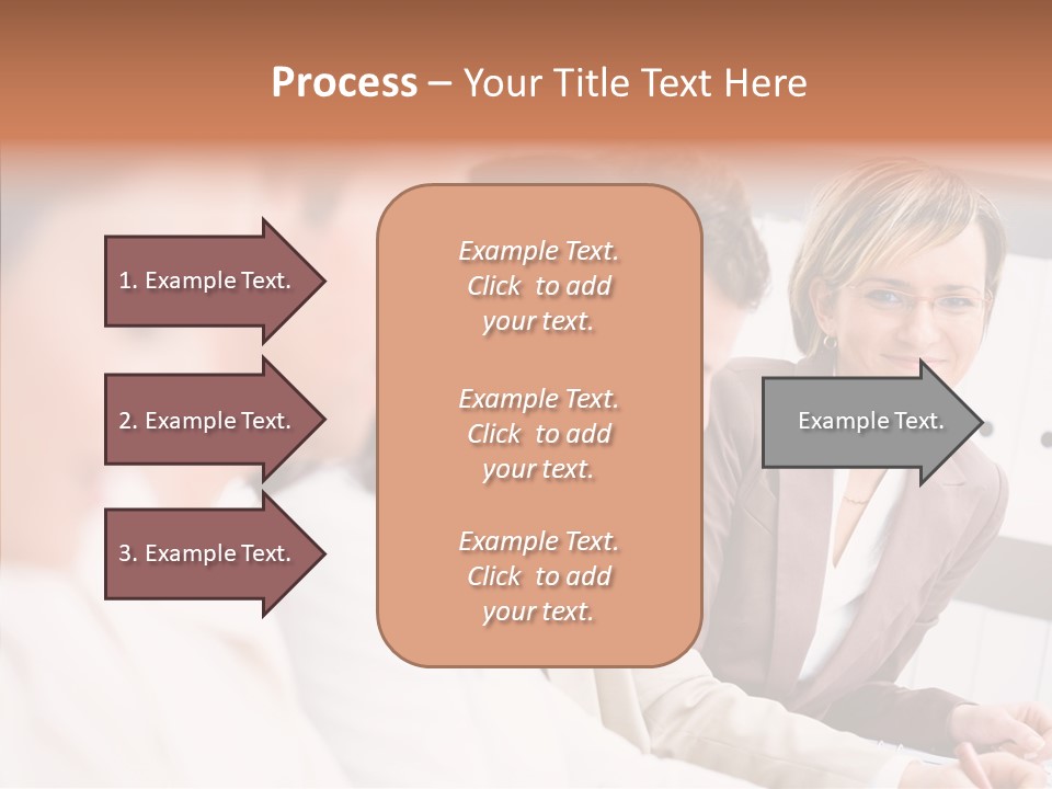 Businesspeople Corporate Team PowerPoint Template