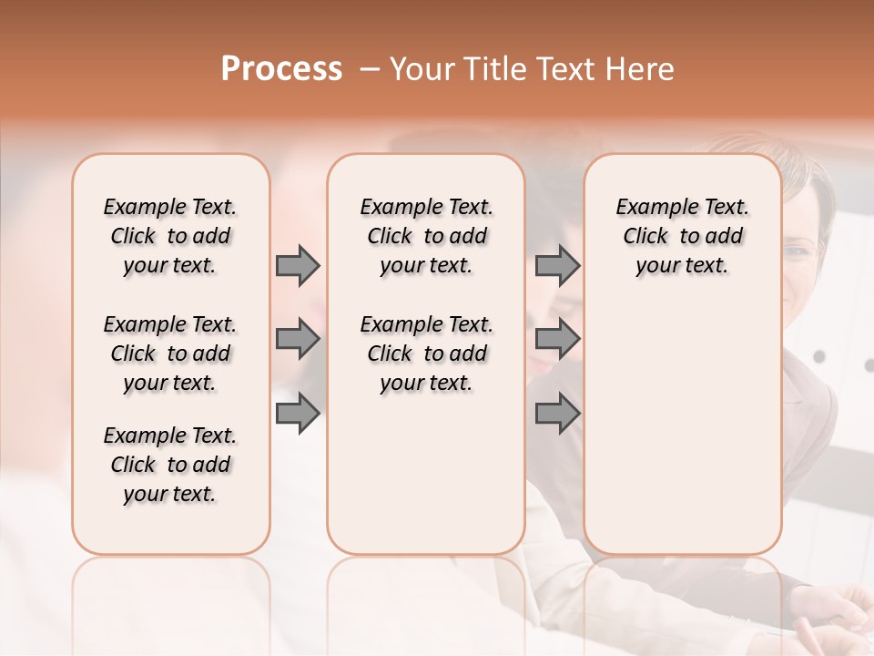 Businesspeople Corporate Team PowerPoint Template