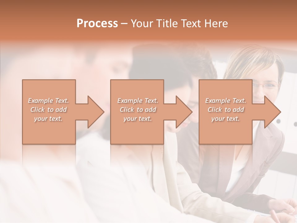 Businesspeople Corporate Team PowerPoint Template