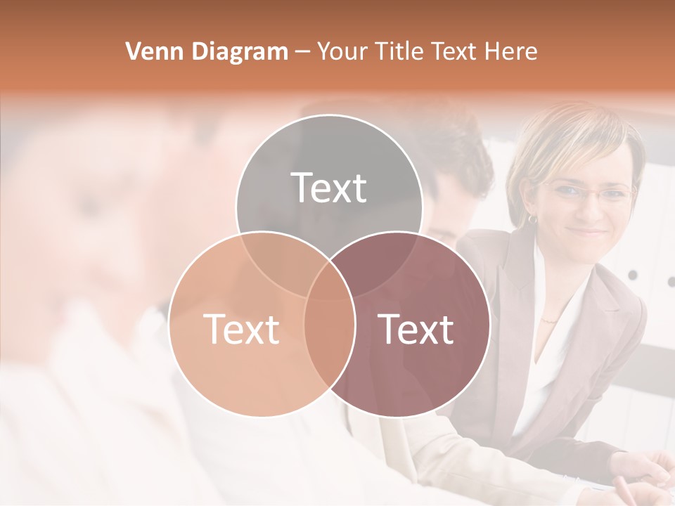 Businesspeople Corporate Team PowerPoint Template
