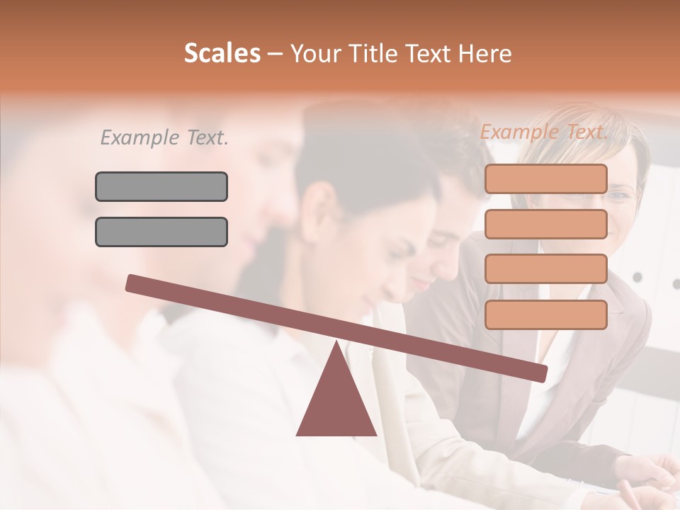Businesspeople Corporate Team PowerPoint Template