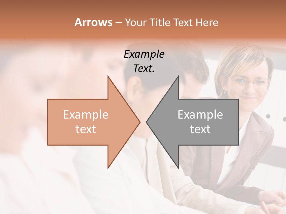 Businesspeople Corporate Team PowerPoint Template