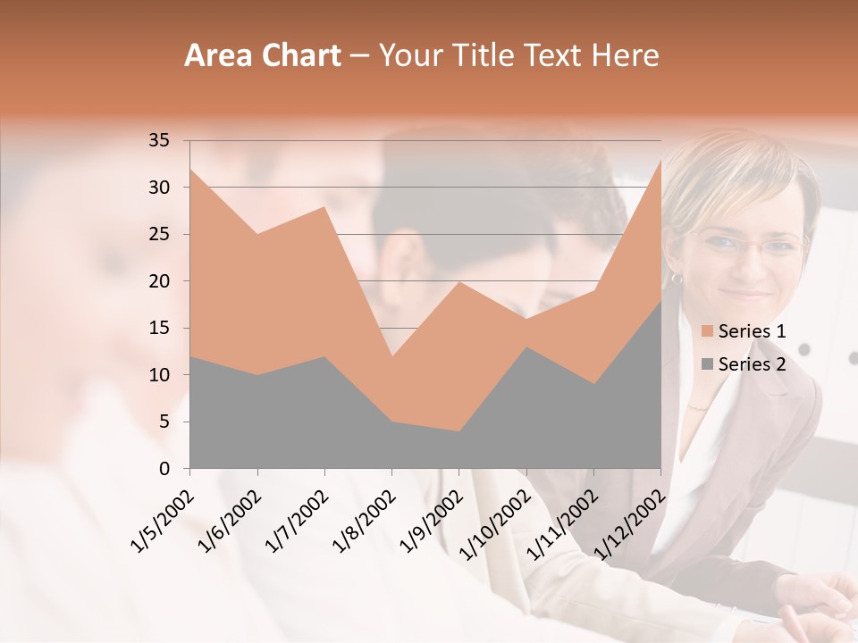 Businesspeople Corporate Team PowerPoint Template