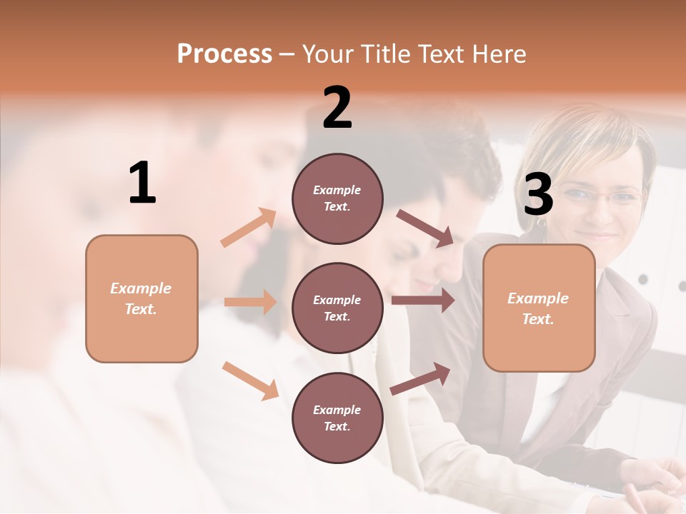 Businesspeople Corporate Team PowerPoint Template