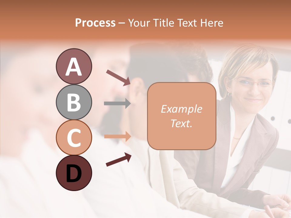 Businesspeople Corporate Team PowerPoint Template