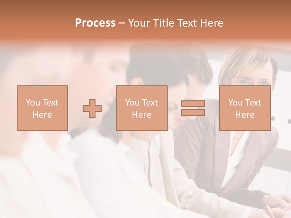 Businesspeople Corporate Team PowerPoint Template